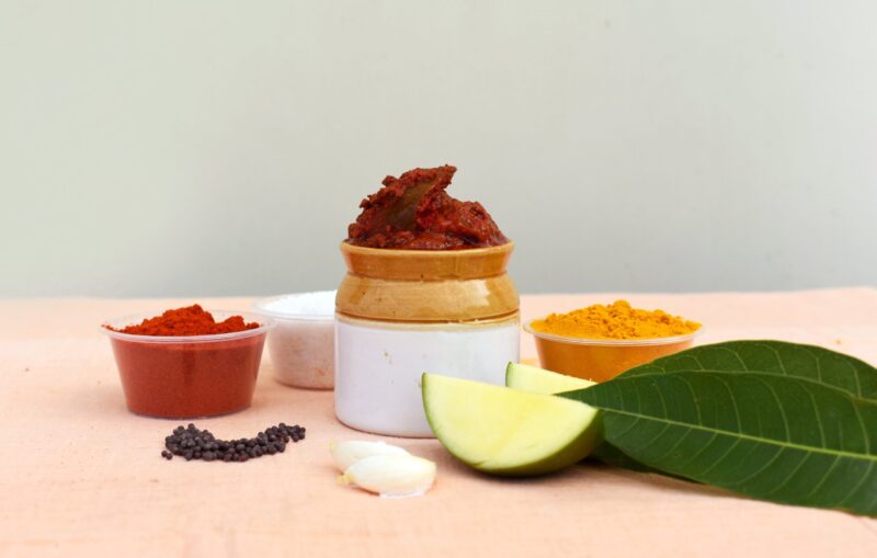 Mango Garlic Pickle